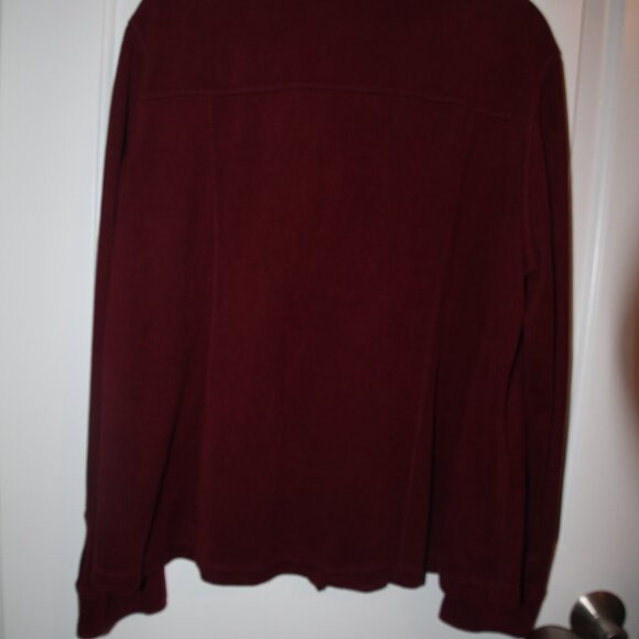 Shirt/jacket maroon, faux suede. Size XL. i.e. Relaxed brand. Good condition. - Picture 5 of 8